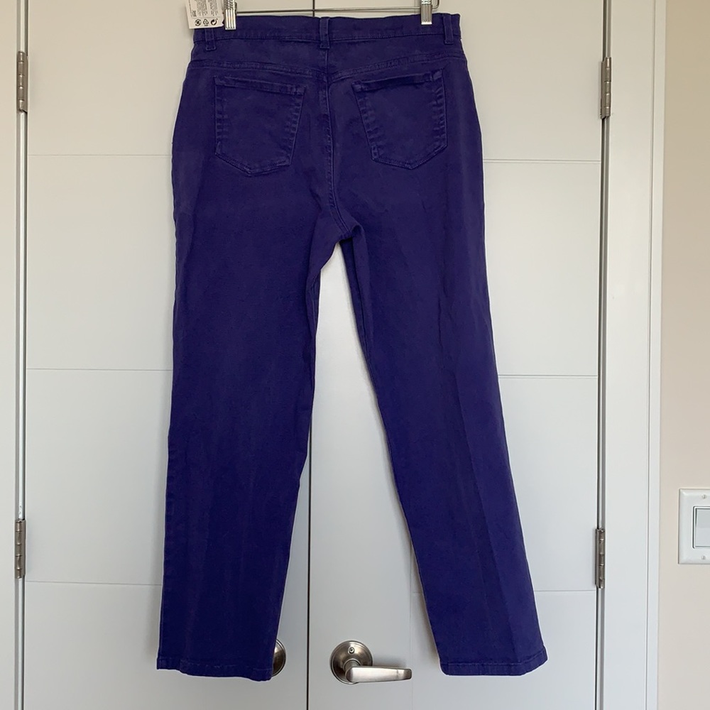 Women’s Jeans Gloria Vanderbilt Purple Size 14 - Picture 4 of 5